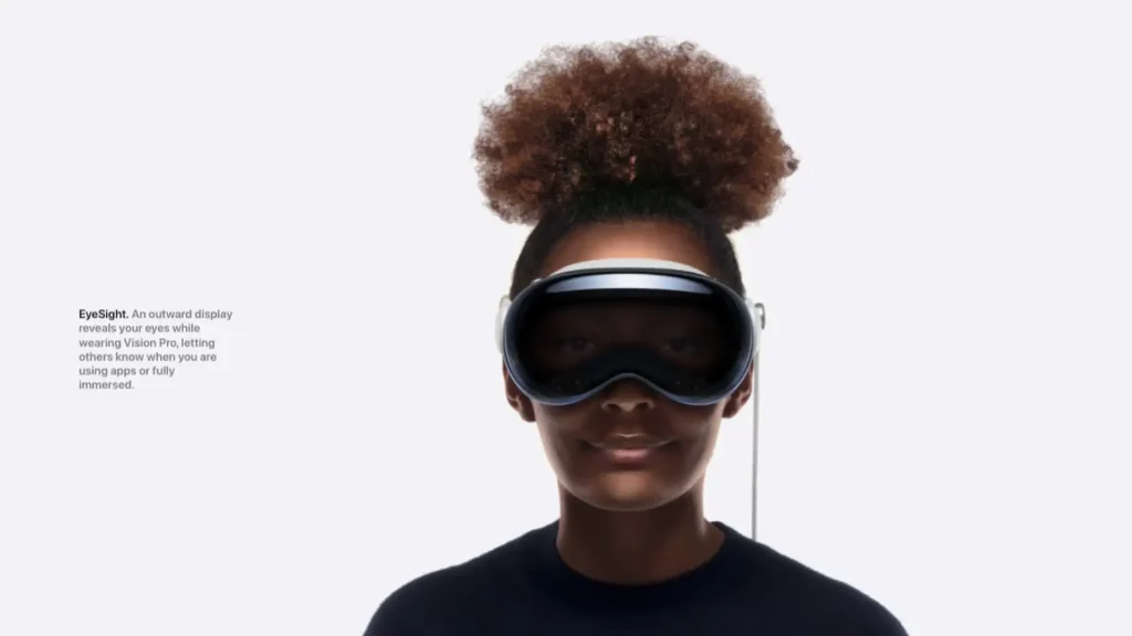 Apple Vision Pro headset