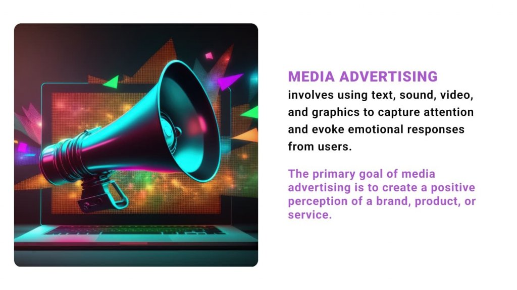 Media Advertising involves