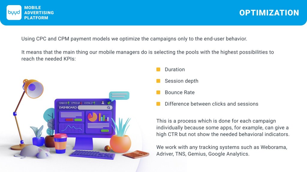 optimization in the byyd platform