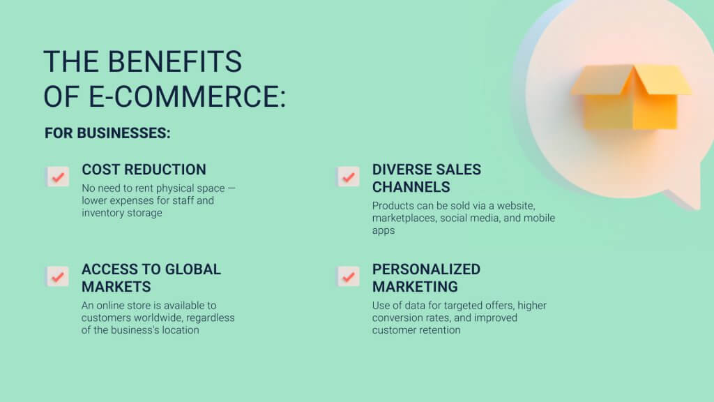Advantages of E-Commerce For Businesses