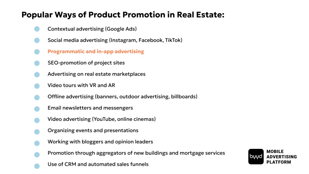 Popular Ways of Product Promotion in Real Estate