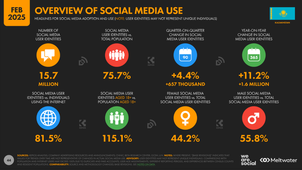 Social Networks - DataReportal Statistics