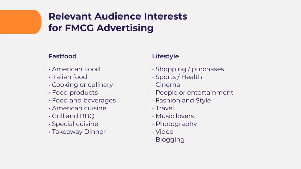 interests in fmcg