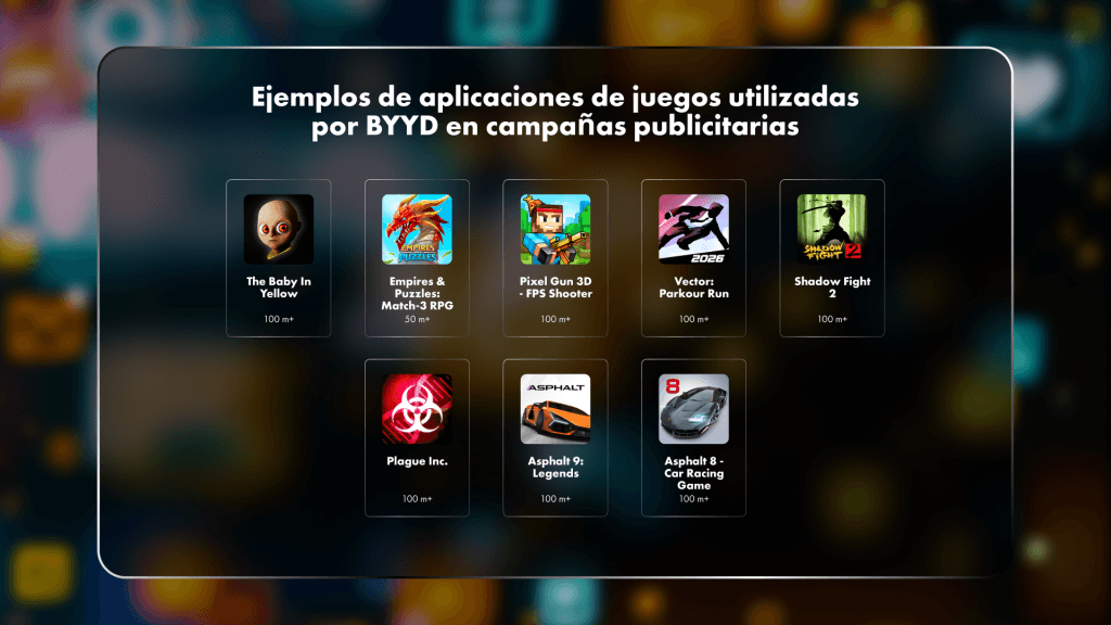 Aplicaciones para la promoción de BYYD en Chile 