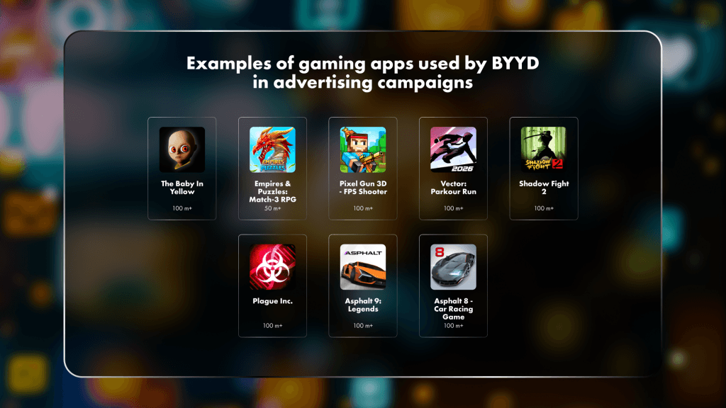 Apps for BYYD Promotion in Chile 