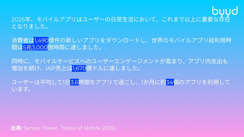 モバイルの現状 2026