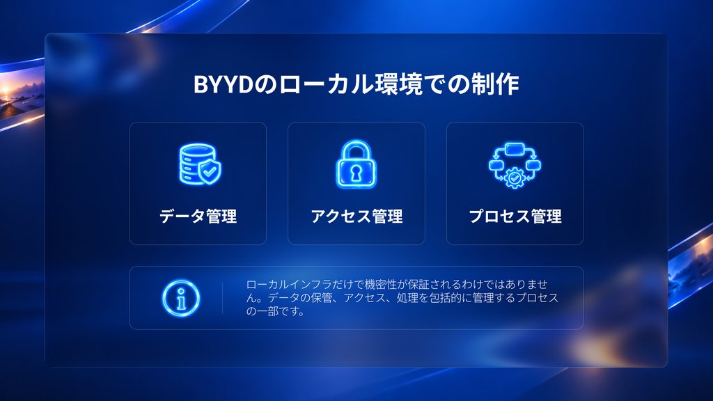 広告におけるBYYDのAI動画ローカル制作構造